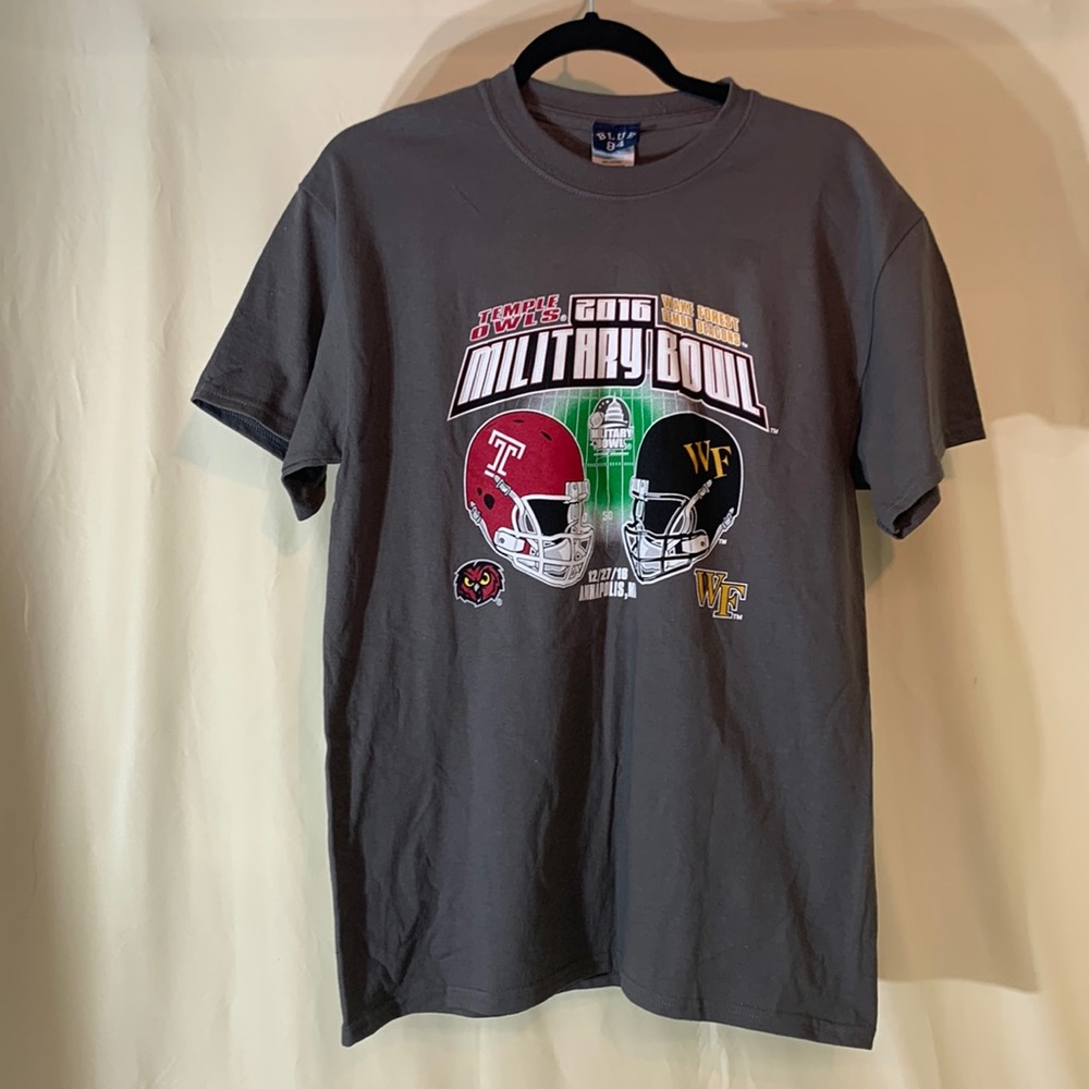 Military Bowl 2016 Tample vs WF Maryland Size M